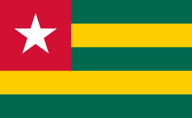 Togo flag resize